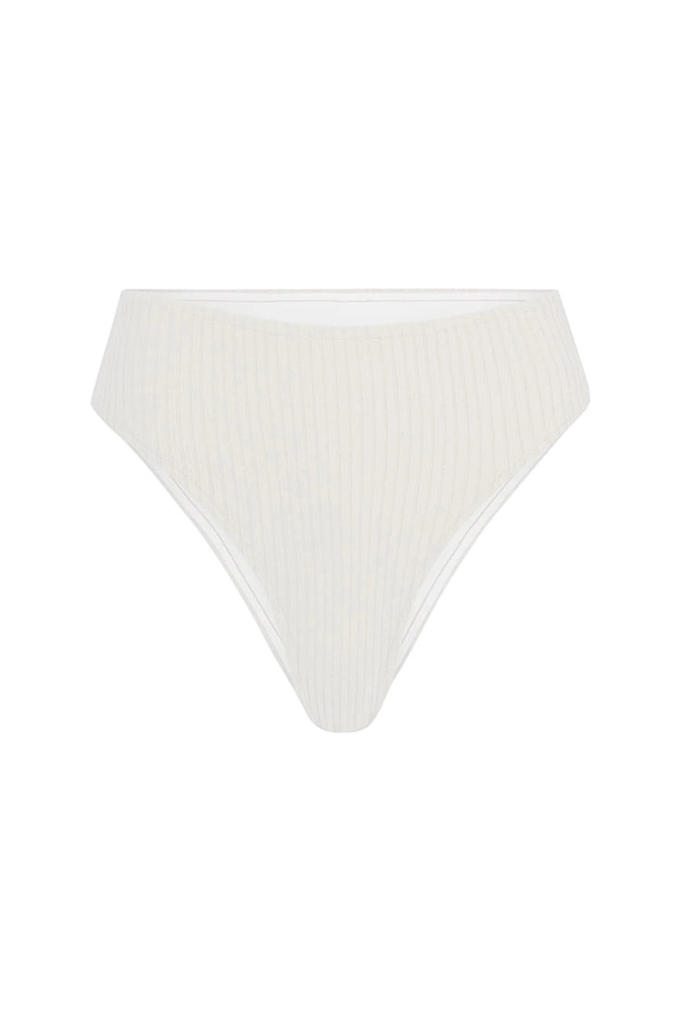 Ivory Cord Towelling Waisted Brief