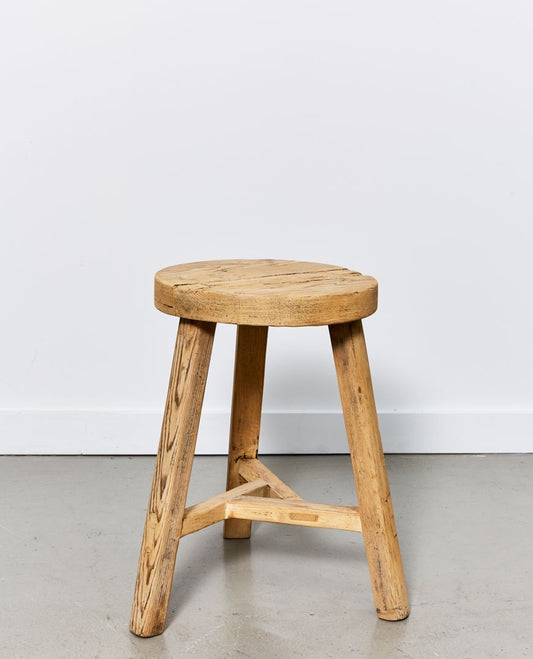 Vecchio Round Stool | Natural