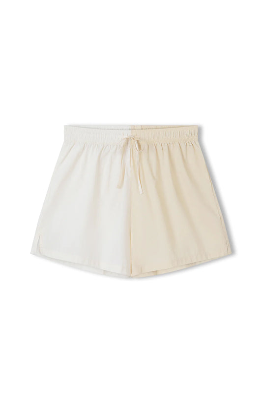 Stone Two-Tone Organic Cotton Short