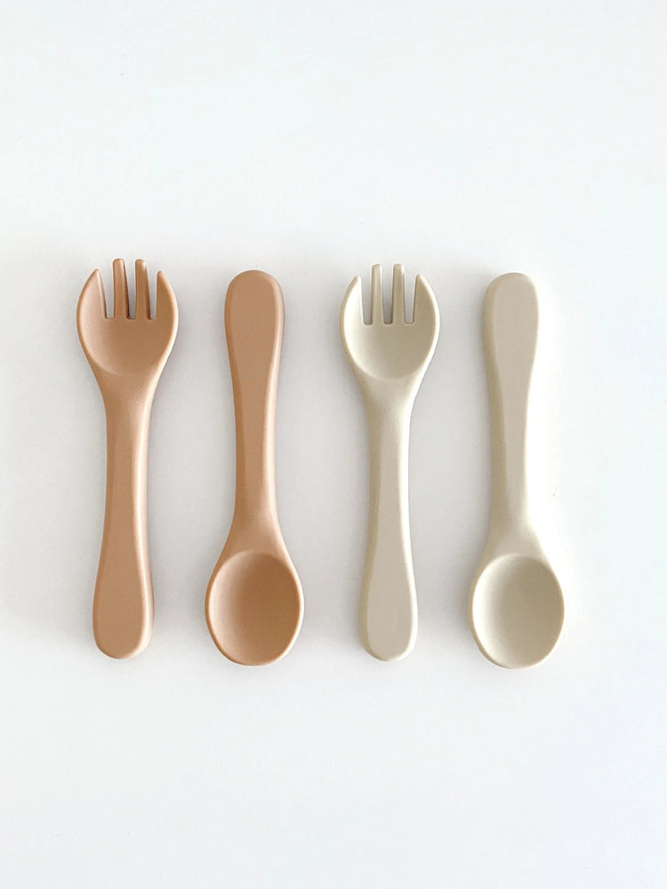 Silicone Cutlery Set | Sage