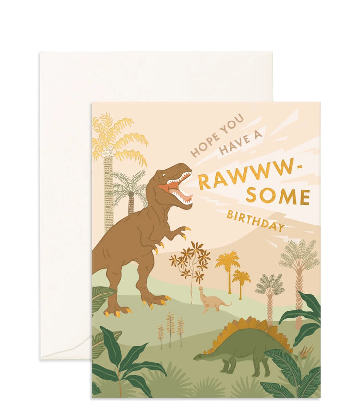 Rawww-Some Birthday Dinos | Card