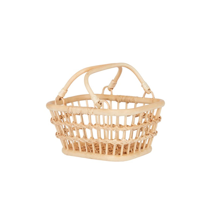 Rattan Tarry Basket | Wheat