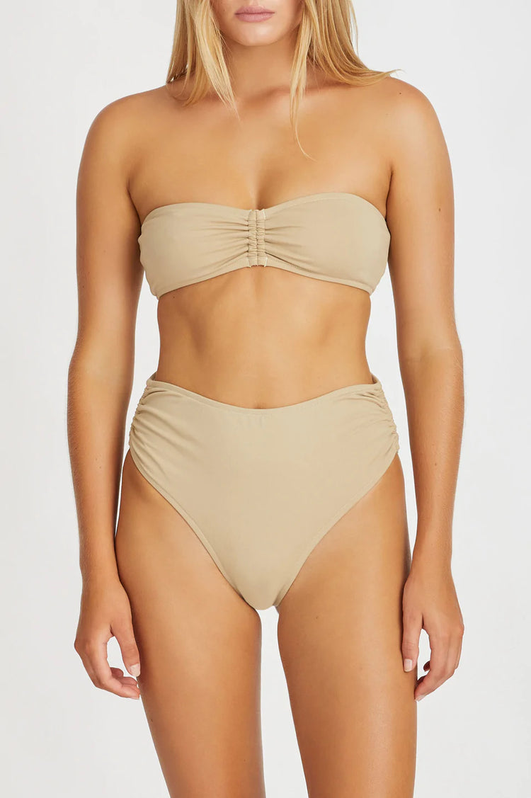 Aloe Ruched Waisted Brief