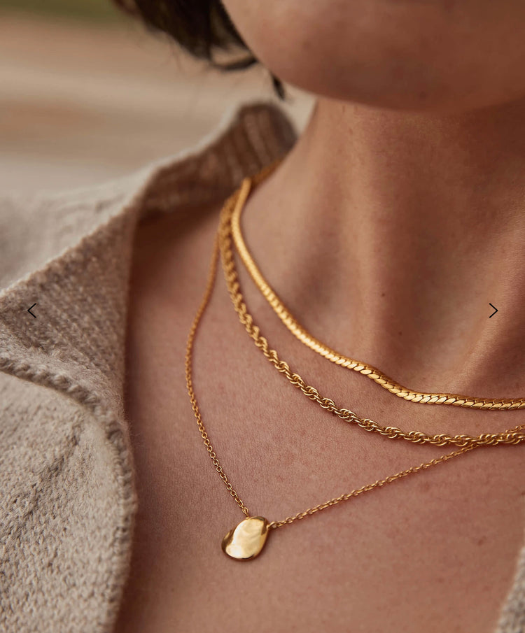 MOLTEN NECKLACE | 18K GOLD PLATED