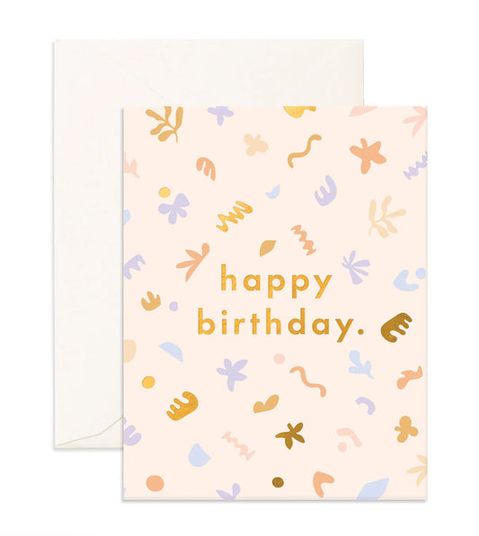 Happy Birthday Fresco Greeting Card